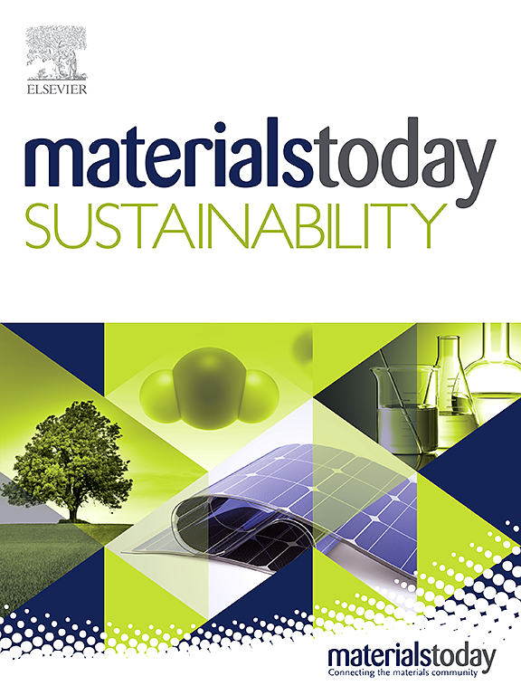 Go to journal home page - Materials Today Sustainability